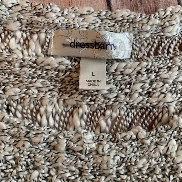 Dressbarn Loose Knit Sweater Sz L - Picture 2 of 5